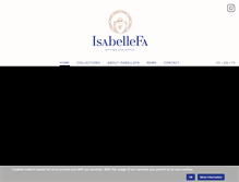 Tablet Screenshot of isabellefa.com